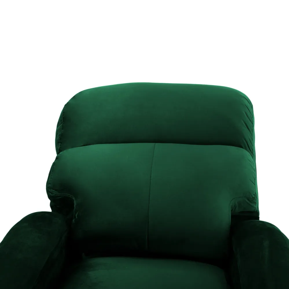 RELAX кадифено кресло кипарис с механизъм 80x92x102h см.