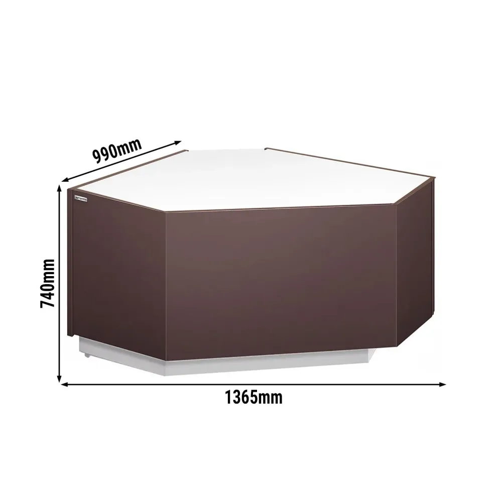 Ъглов Касов модул RIGA - 1360mm - външен ъгъл 90°