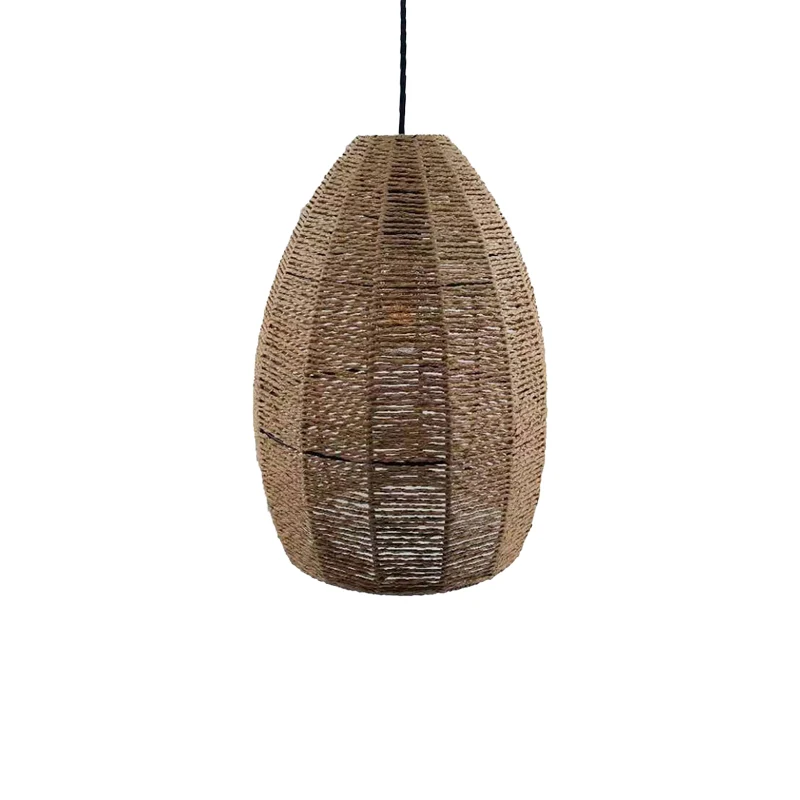 Плафон Ropal e27 въже в естествен цвят d29x40см