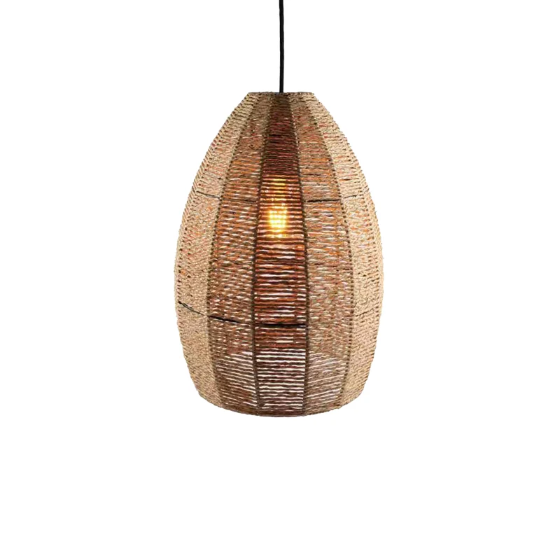 Плафон Ropal e27 въже в естествен цвят d29x40см