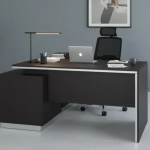 Офис бюро ROSEWOOD венге-сив цвят 160X80X76см