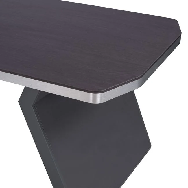 Офис бюро ROSEWOOD сив цвят 220X180X76см