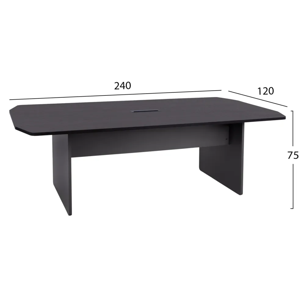 Конферентна маса ROSEWOOD 240x120 -цвят венге
