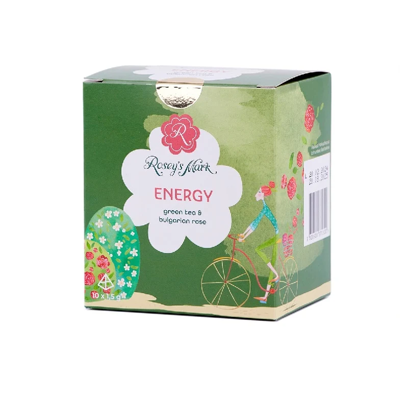 Rosey's Mark Energy зелен чай и роза в пирамидки 10бр