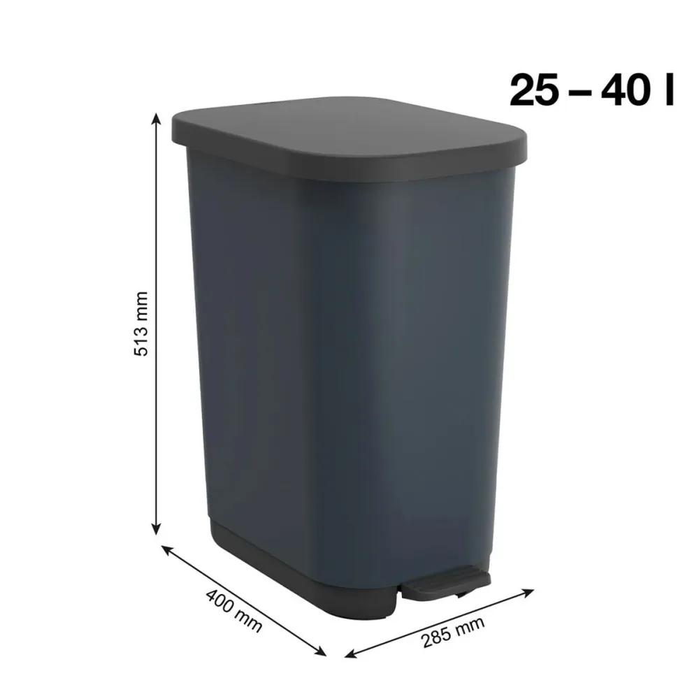 Кошче за боклук Rotho Ribo Blue Син Пластмаса 35 L