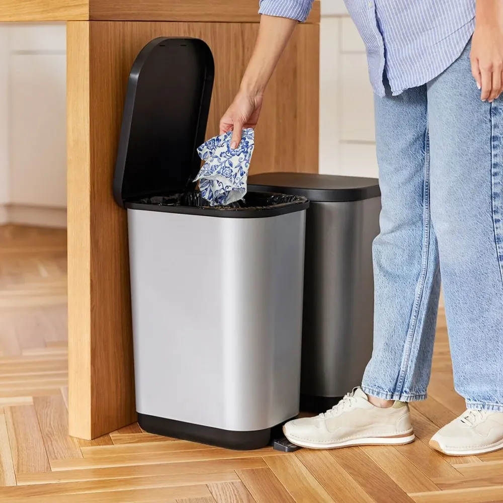 Кошче за боклук Rotho Ribo Blue Син Пластмаса 35 L