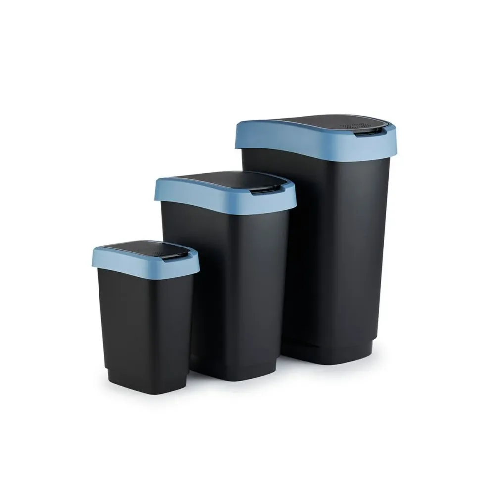 Кошче за боклук Rotho Twist Blue Син Пластмаса 25 L