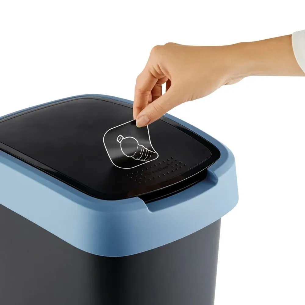 Кошче за боклук Rotho Twist Blue Син Пластмаса 25 L