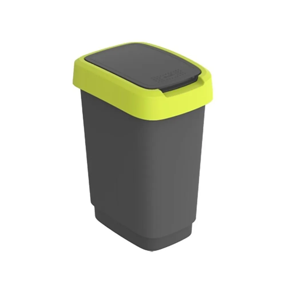 Кошче за боклук Rotho Twist Lime Пластмаса 50 L