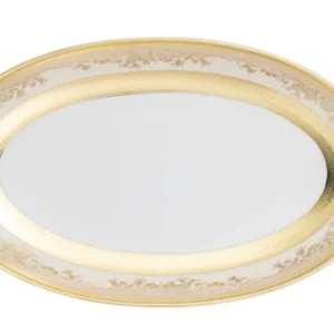 Royal Gold Cream 24 см овална чиния