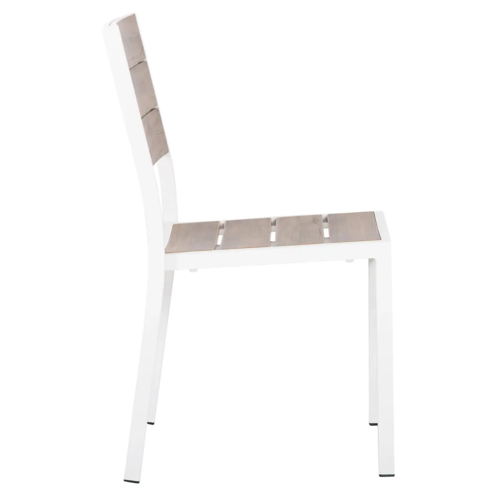Алуминиев стол SAGA бял 46x52x86см.