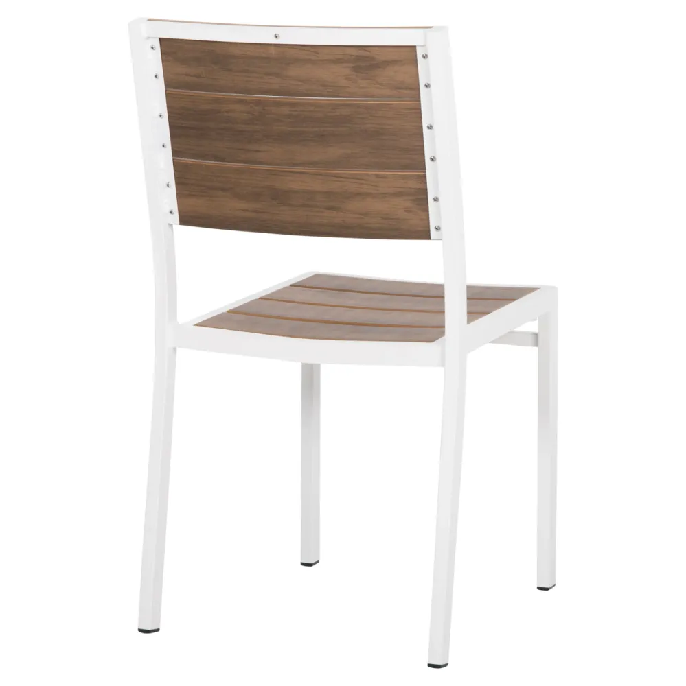 Алуминиев стол SAGA бял 46x52x86см.