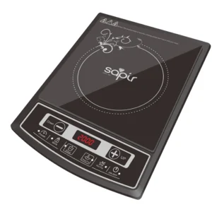 Индукционен котлон SAPIR SP 1445 LG, 2000W, LED екран, 4 функции, 8 степени, Черен