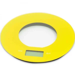 Кухненска дигитална везна SAPIR SP 1651 O, 5 кг, LCD екран, Жълт