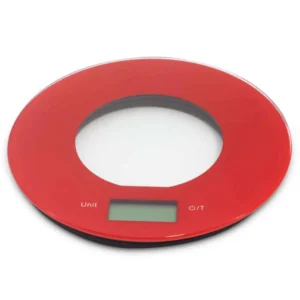 Кухненска дигитална везна SAPIR SP 1651 O, 5 кг, LCD екран, Червен