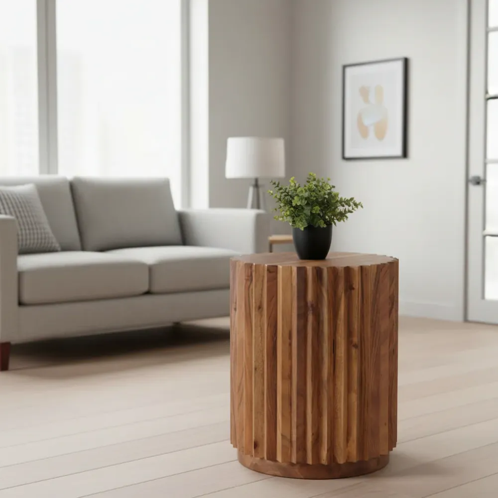 Странична маса SEDGE естествен цвят Φ40x50Всм