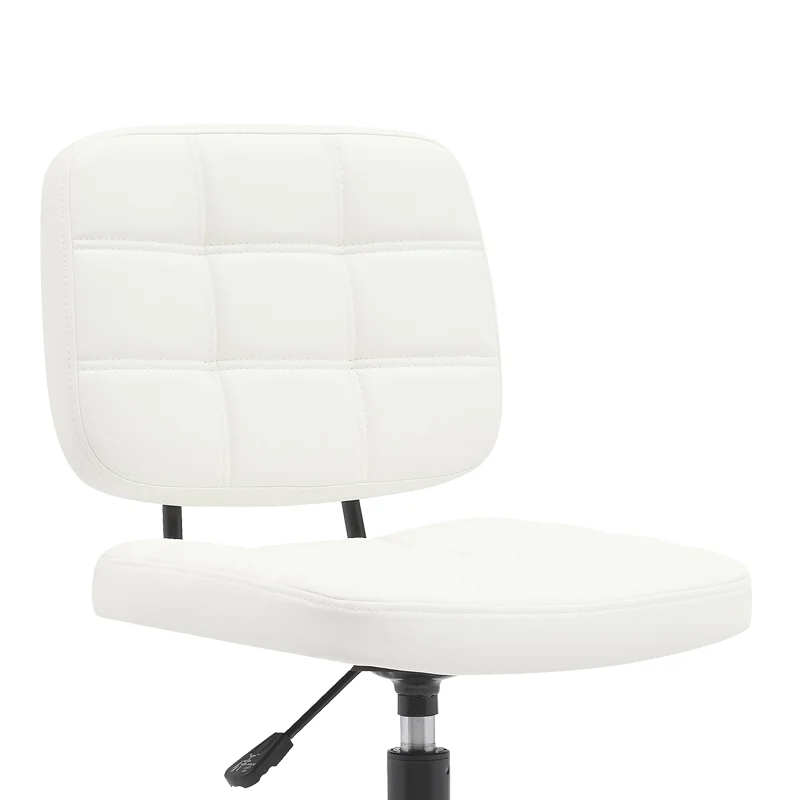 Офис стол Sedia pu бял 50x50x75-85см