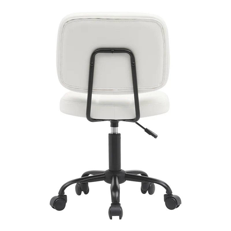 Офис стол Sedia pu бял 50x50x75-85см