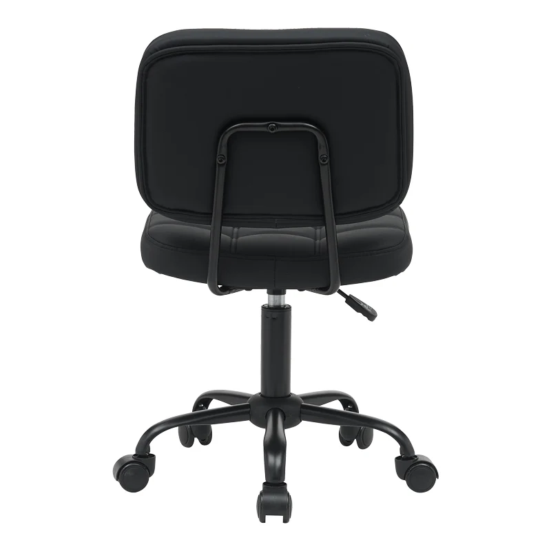 Офис стол Sedia pu черен 50x50x75-85см