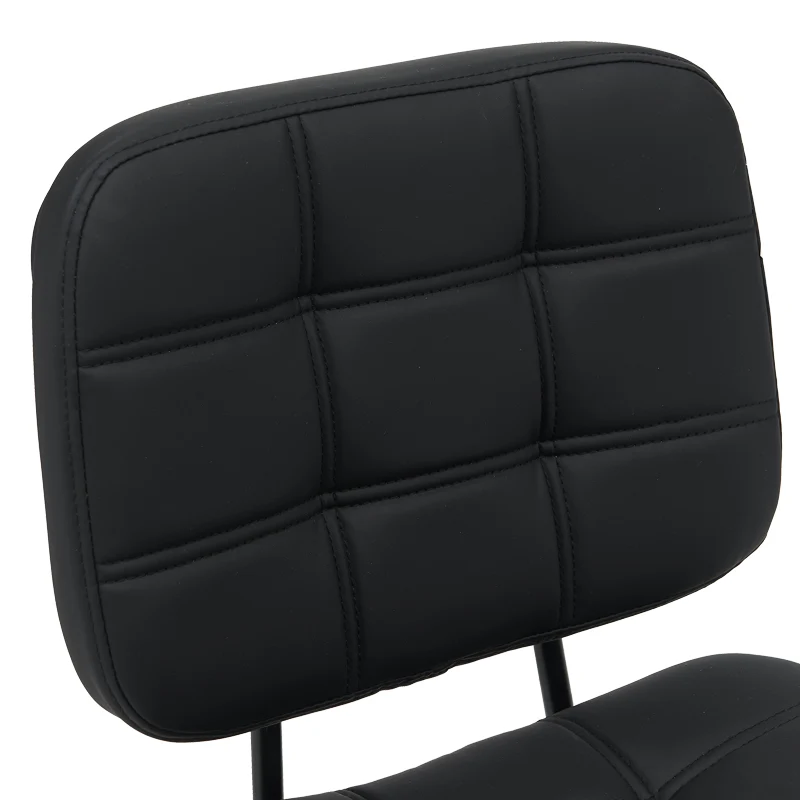 Офис стол Sedia pu черен 50x50x75-85см