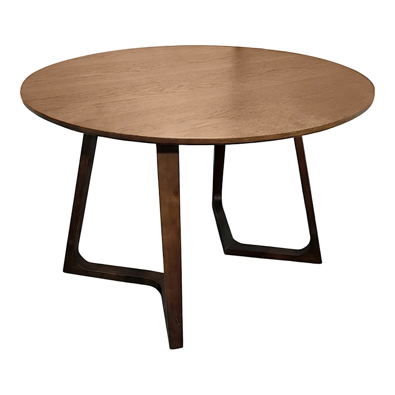 Трапезна маса SERDIA mdf в цвят орех d120x75см