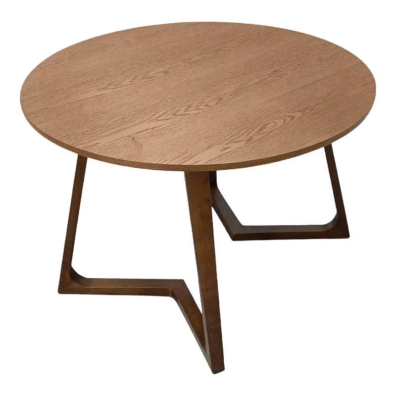 Трапезна маса SERDIA mdf в цвят орех d120x75см