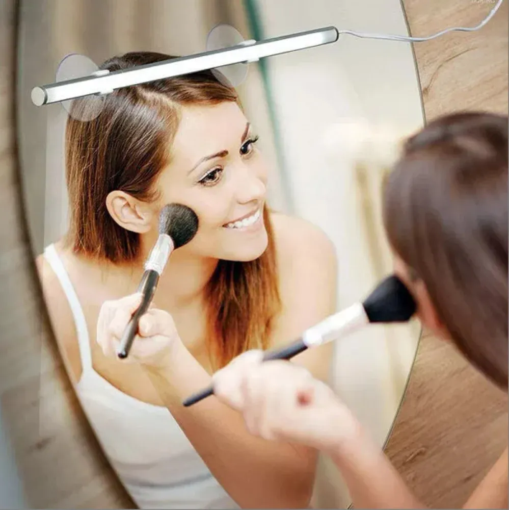 Seventybeauty 30 см LED лампа за огледало – Осветление за грим, светлина без сенки