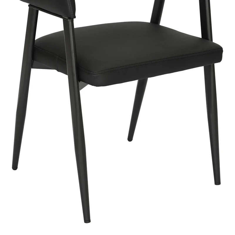 Трапезен стол SEZAN черен цвят 56x55x78см