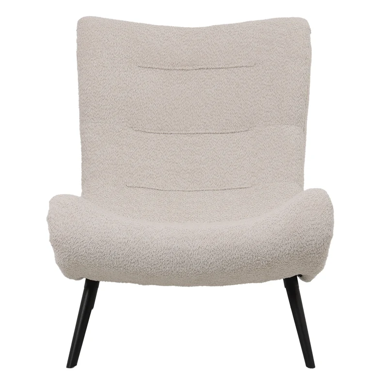 Кресло SILLA букле плат с размери 97x80x100см