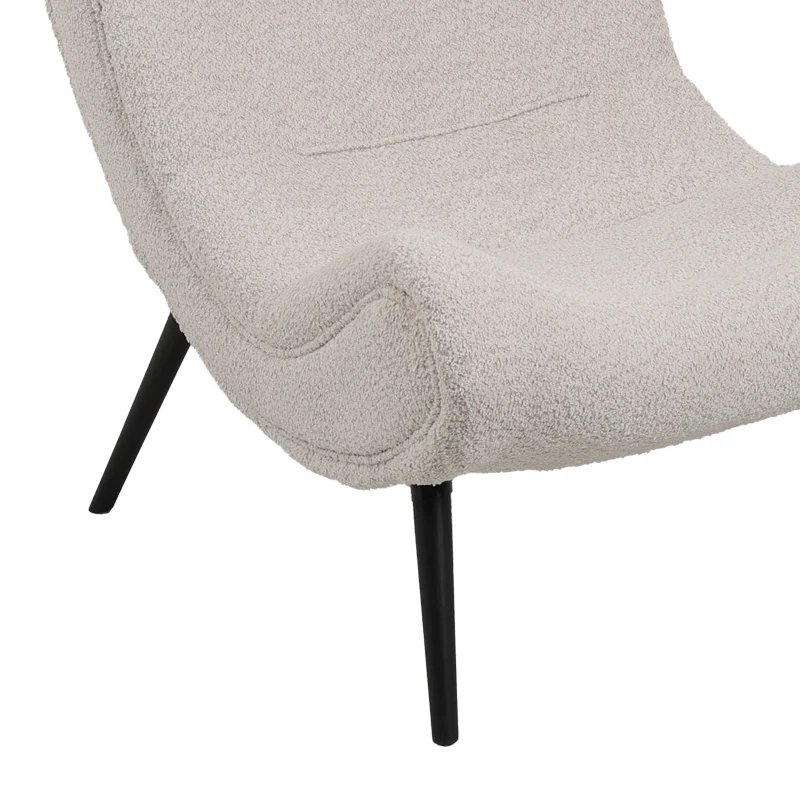 Кресло SILLA букле плат с размери 97x80x100см
