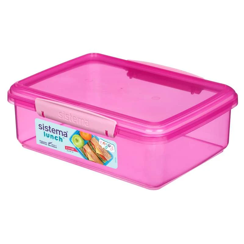 Sistema Кутия за обяд - Обяд - 2L - Розова