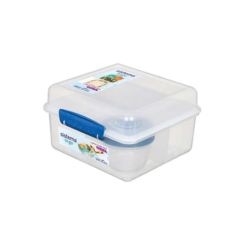 Sistema Кутия за обяд - Lunch Cube Max To Go - 2L - Океанско синьо