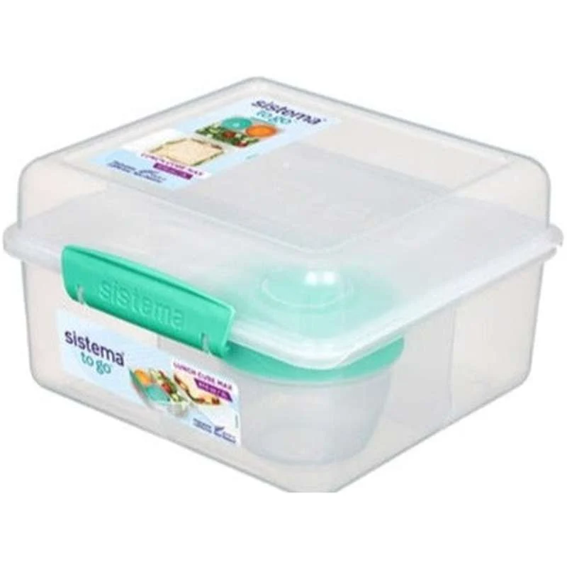 Sistema Кутия за обяд - Lunch Cube Max To Go - 2L - Ментово зелено