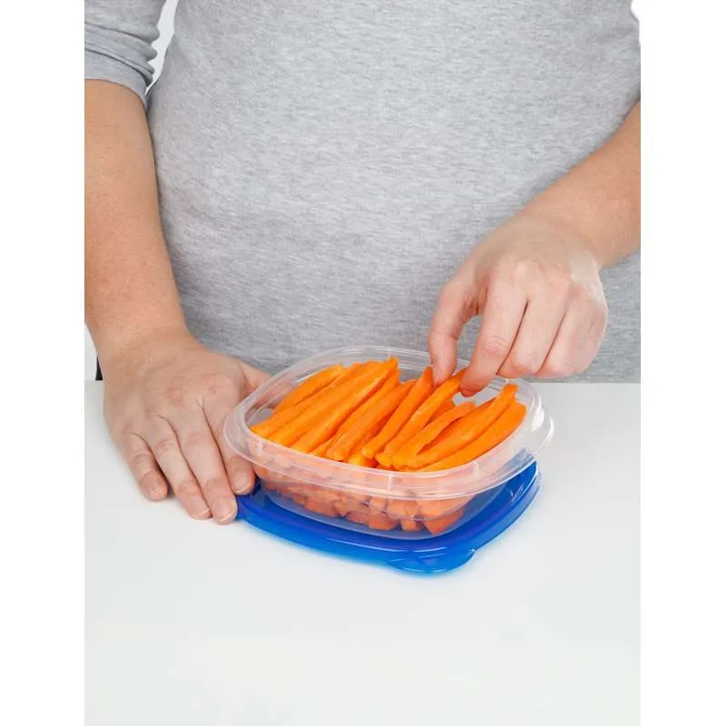 Sistema Кутия за храна - Square TakeAlongs - 4-Pack - 669мл - Кралско син