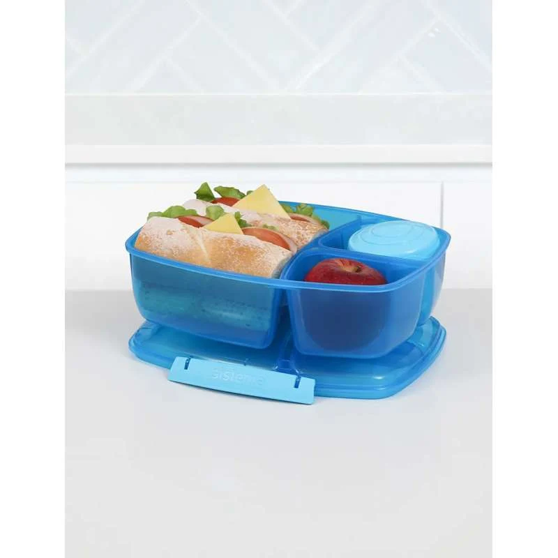 Sistema Кутия за обяд - Tripple Split Lunch - 2L - Синя