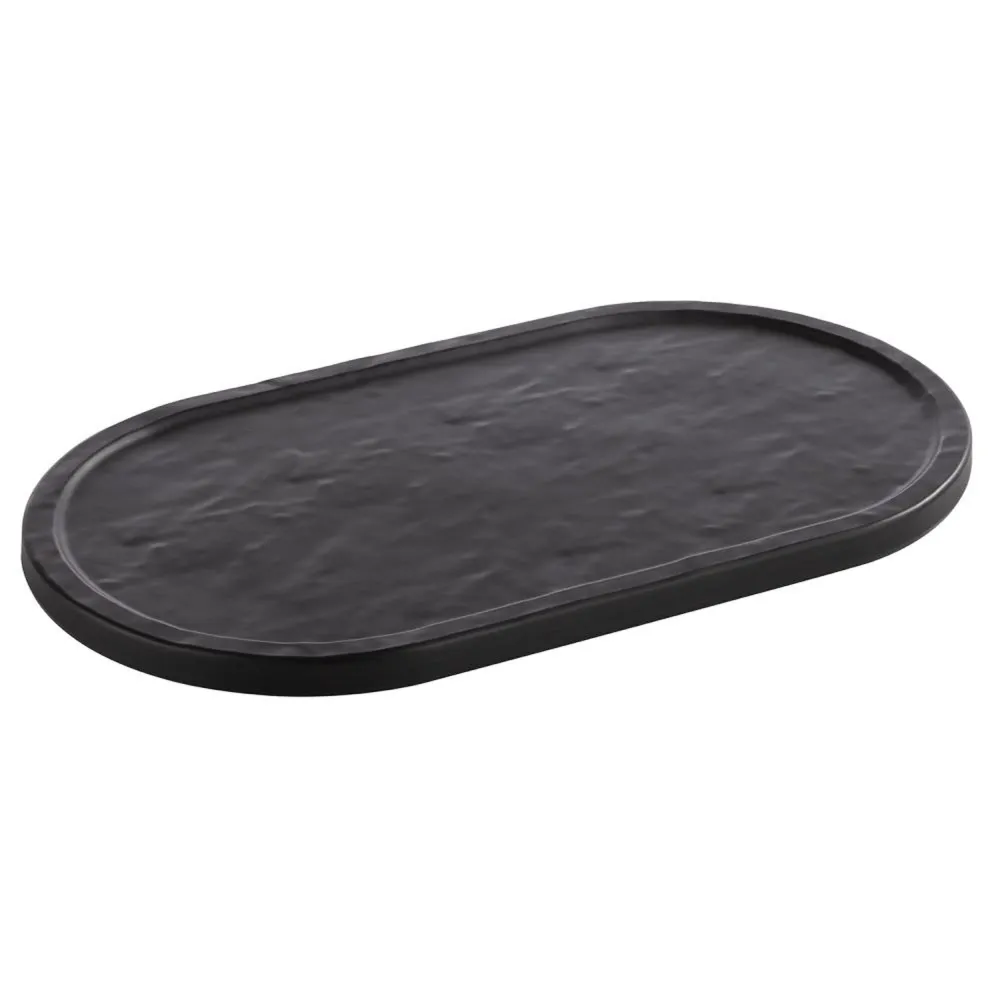 (6 бр.) Табла за сервиране - SLATE - Меламин - 280x155mm - Височина: 10mm - Черен