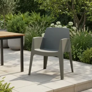 Стол SLEEK тъмно зелен цвят