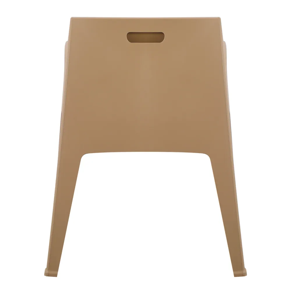 Полипропиленов стол SLEEK капучино 57x56x82.5см.