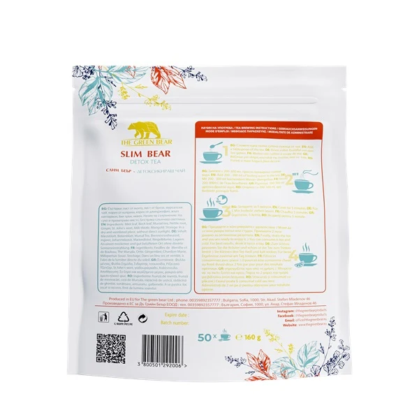 Slim Bear Detox Tea детоксикиращ насипен чай 160гр