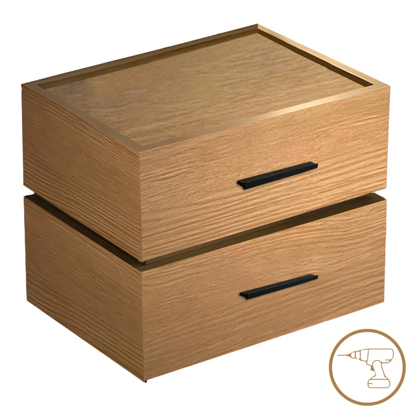 Нощно шкафче Sonlen мдф цвят дъб 60x40x44.5см