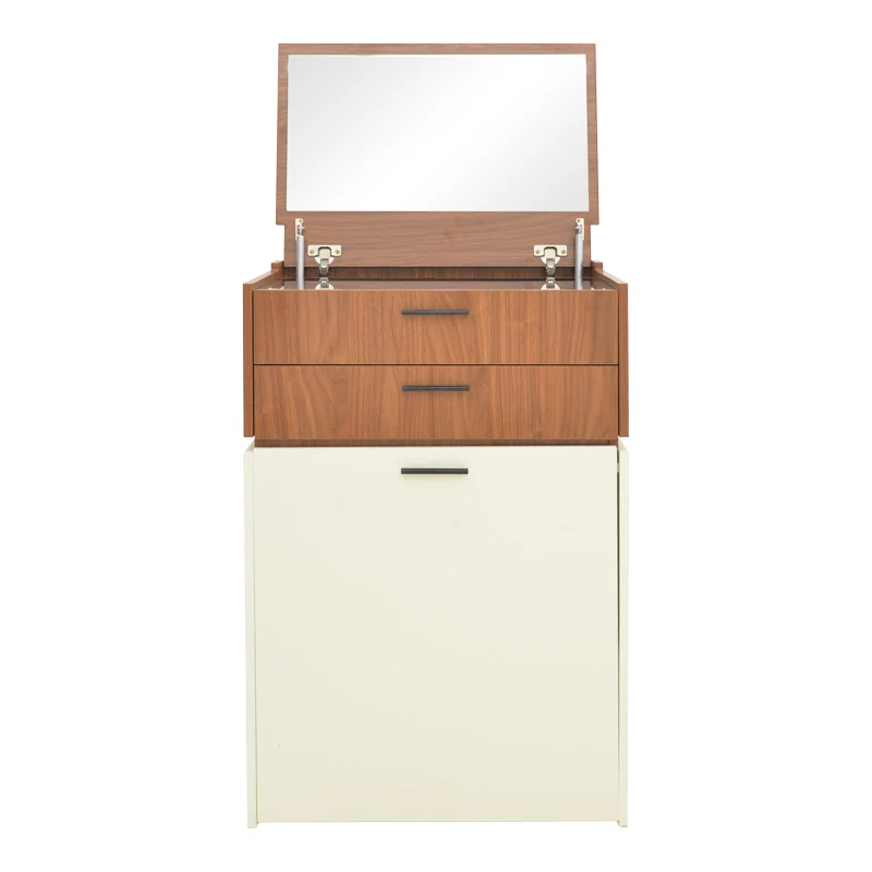 Тоалетка Sonlen в цвят орех-крем 60x45x130см