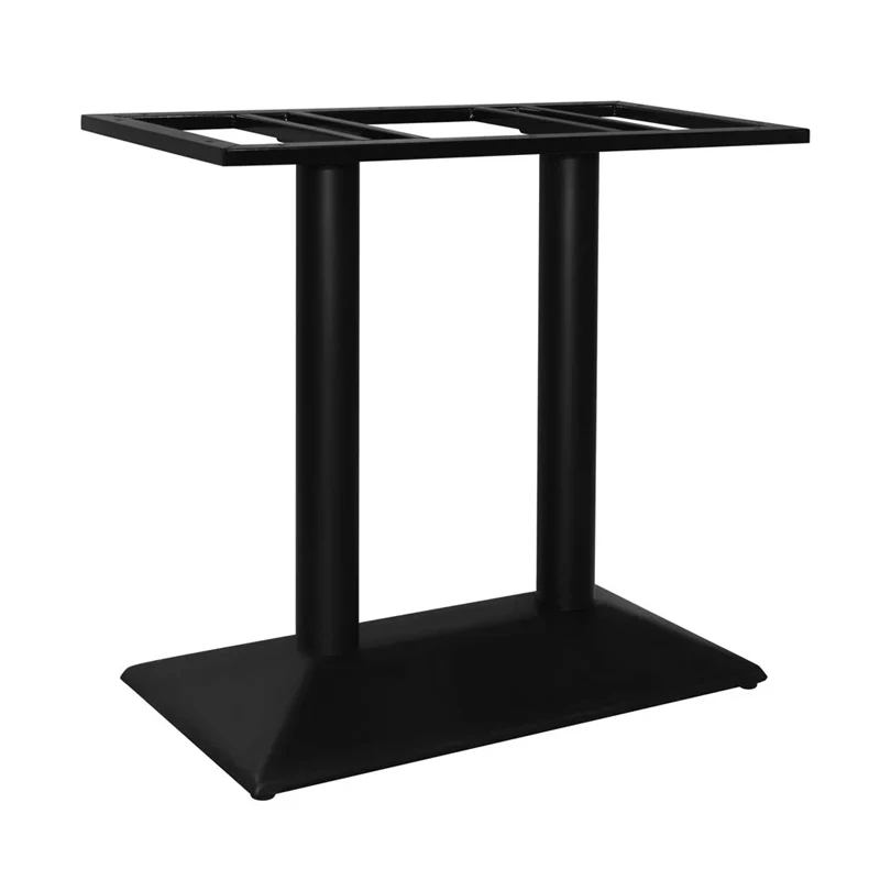 Метална основа за маса Soutenir в черен нюанс 80x40x72см