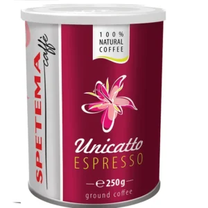 Spetema Unicattо Espresso мляно кафе в метална кутия, 250 гр