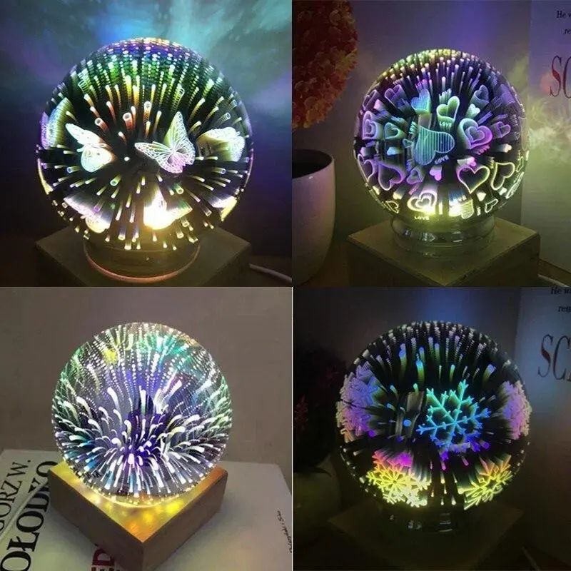 3D Spherical Lamp Fireworks