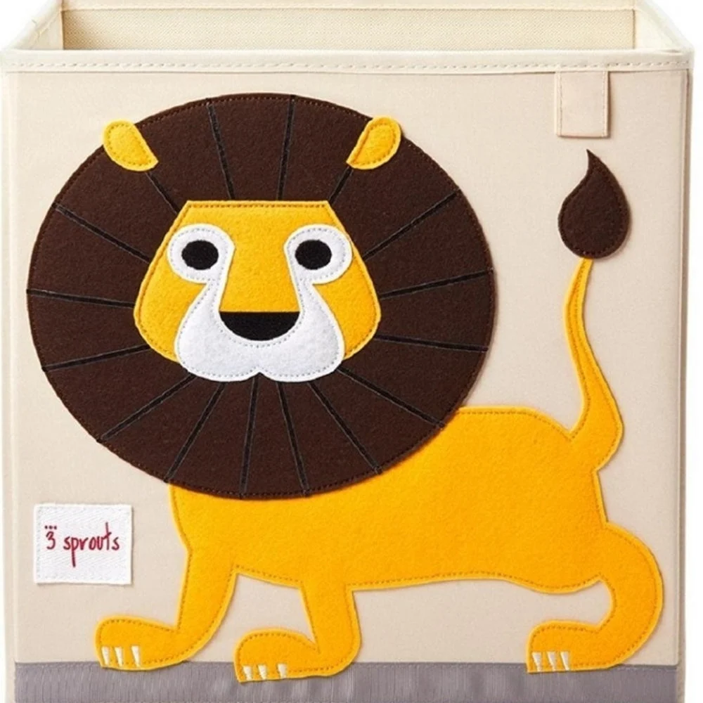 3 Кутия за играчки Sprouts Lion жълта