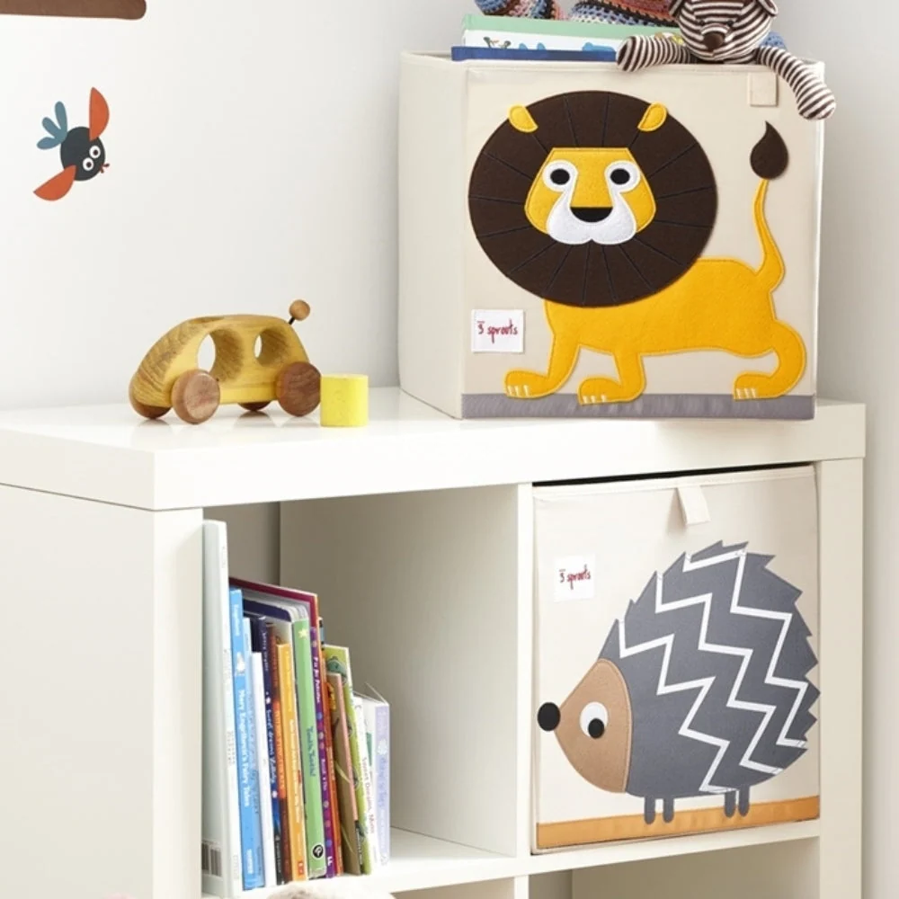 3 Кутия за играчки Sprouts Lion жълта