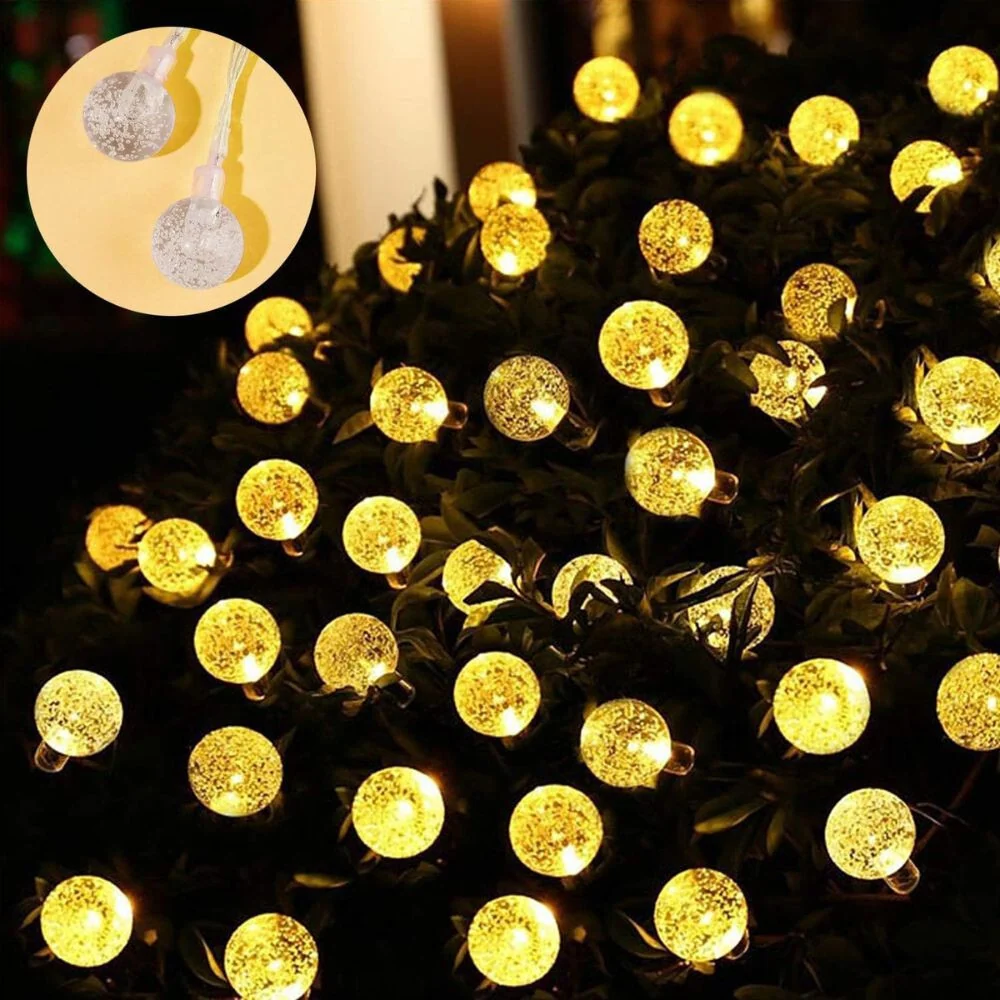 SUNNEST LED гирлянд – топла бяла светлина за вътрешна и външна употреба