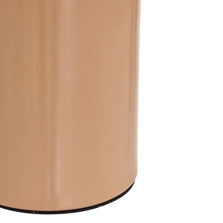 Table lamp mushi metal beige color d20x24,5cm