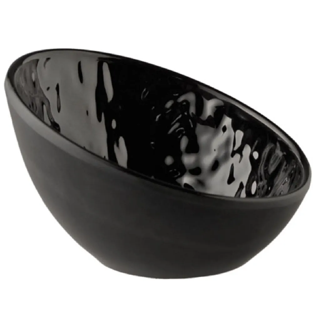 (6 бр.) Купички за сос - TAO - Комплект от 6 - Меламин - 70ml - кръгла - 105x100mm - Черен