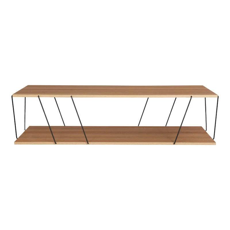 Холна маса TARS сонома-черен цвят 120x50x30см